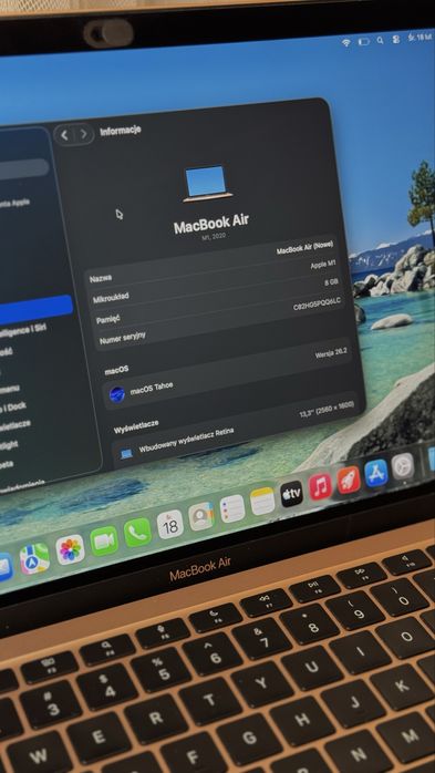 Apple Macbook Air 13 M1 2022 rose gold 8GB RAM / 256GB SSD