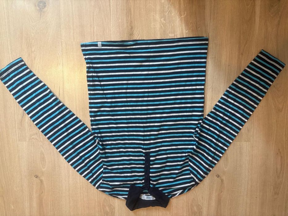 Bluzka męska z kołnierzykiem w paski bardzo elegancka