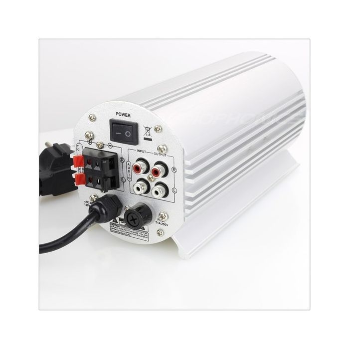 Dynavox Spark II Stereo Mini wzmacniacz (2 x 30 Watt) silber