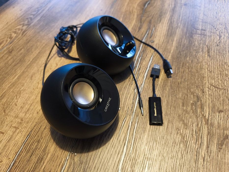 Zestaw głośniki Creative Pebble + karta muzyczna Sound Blaster