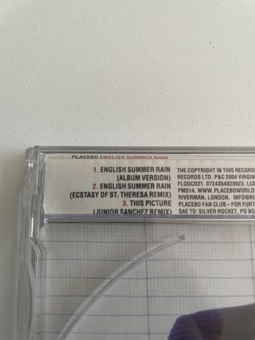 Placebo 4x cd singles