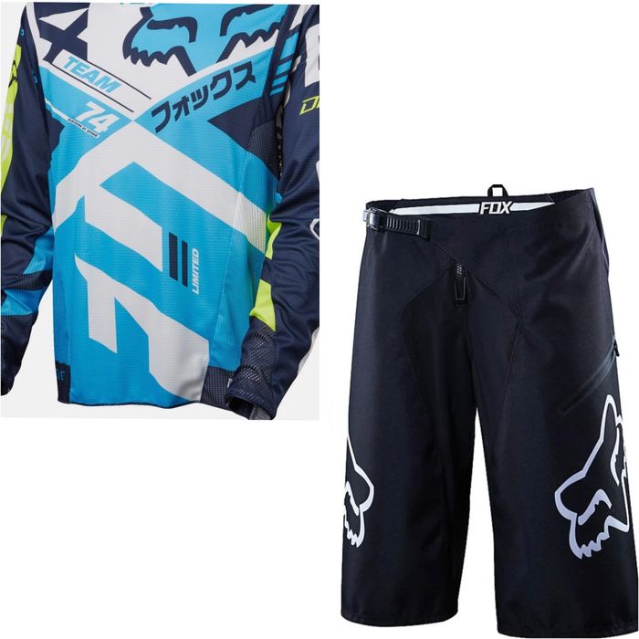 Комплект велоджерсі Fox/ вело/мотошорти FOX шорти для мотокросу