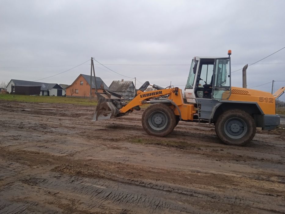 Фронтальний навантажувач.розмитнений.