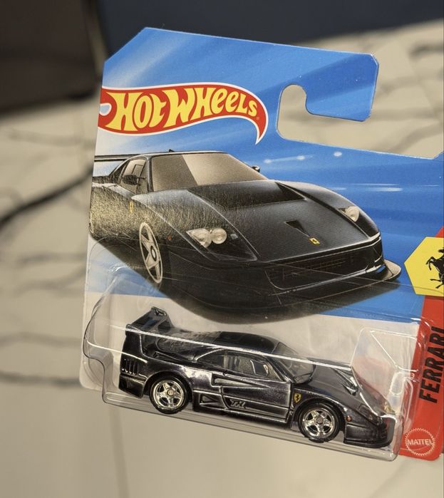 Hot Wheels Ferrari F40 Competizione black chrome STH mega rare