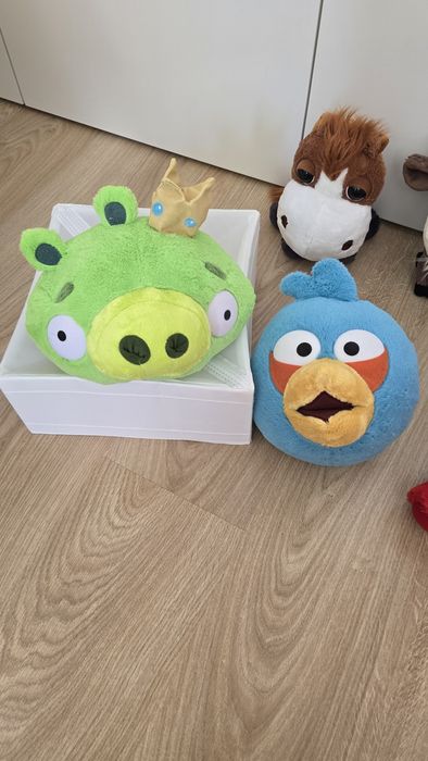 Lote de Peluches Colecionáveis (Angry Birds, Kodak, Lidl)