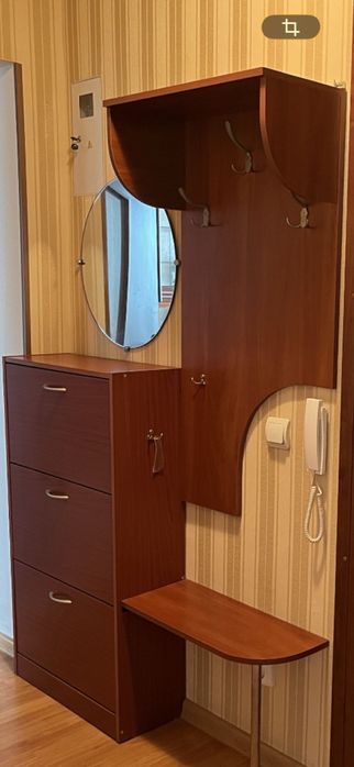 Стінка в прихожу / тумба для взуття + вішалка