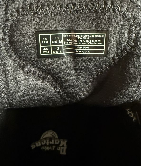 Dr. Martens GLANY Tarian Tarik Black r. 45