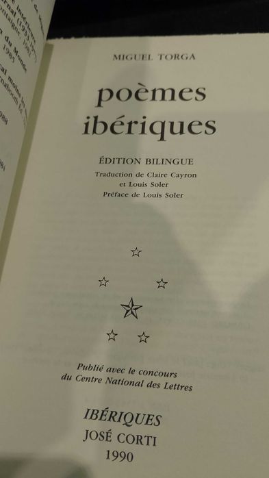 Poèmes Ibériques - Miguel Torga - Edição Bilingue