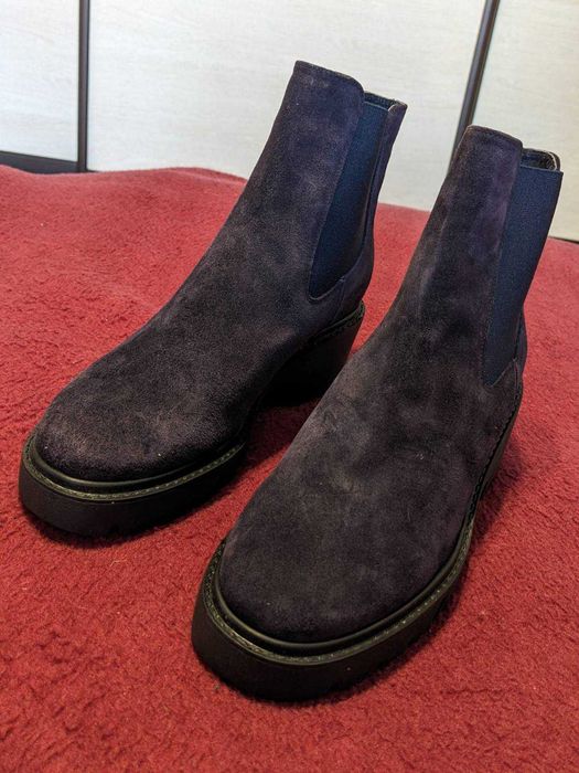 Брендовые женские челси UNISA /р.39/ нат. замша/ оригинал, Испания/