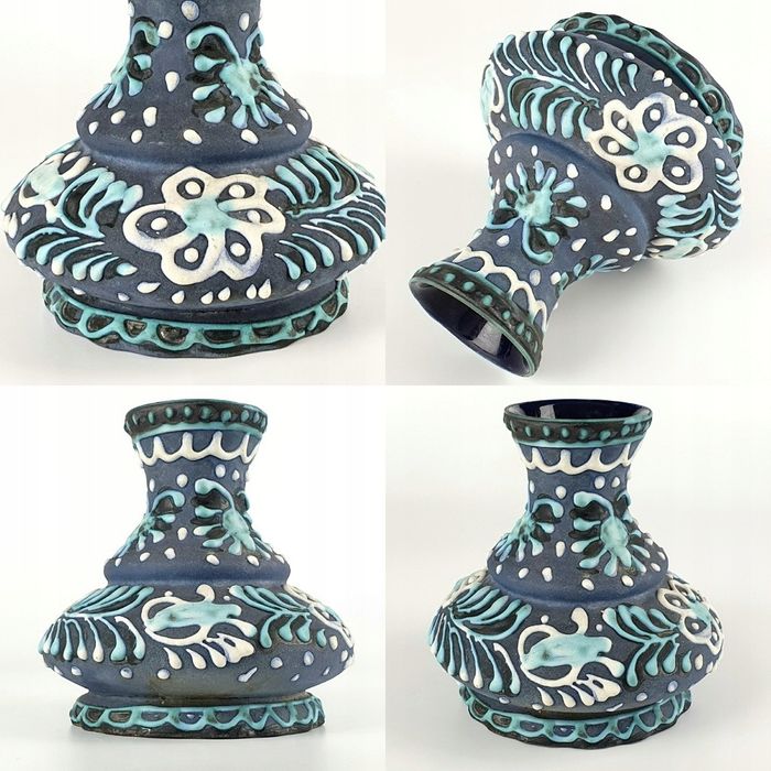 Wazon ceramiczny Marei Keramik ceramika Niemiecka Ręcznie malowany