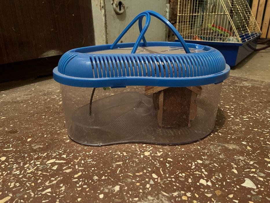 Клітка-переноска для дрібних гризунів, тераріум, фаунаріум