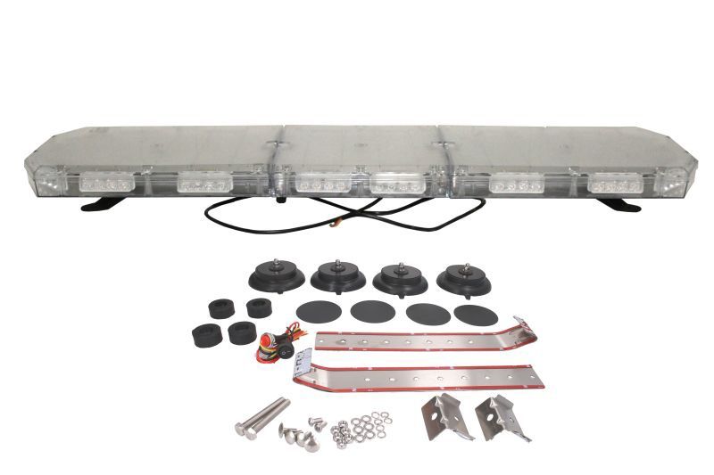 Lampa sygnalizująca kogut pomarańczowy, 12/24V, LED