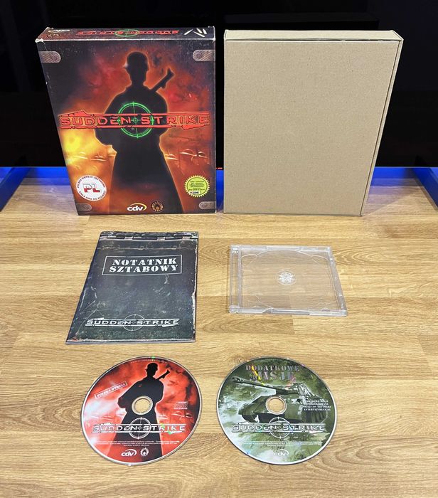 Sudden Strike (PC PL 2000) BIG BOX polskie premierowe wydanie IM Group
