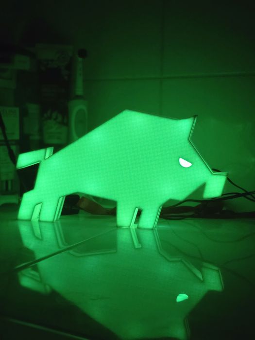 Big lampka wk dzik rgb