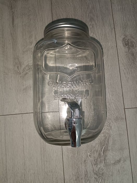 SŁÓJ 4L Z KRANIKIEM na wodę napoje