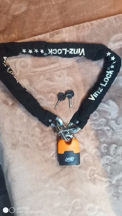 Zapięcie łańcuch z kłódka VINZ LOCKS