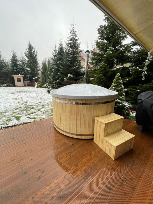 Balia Piec zintegrowany Hydromasaż Pokrowiec Jacuzzi Grzałka