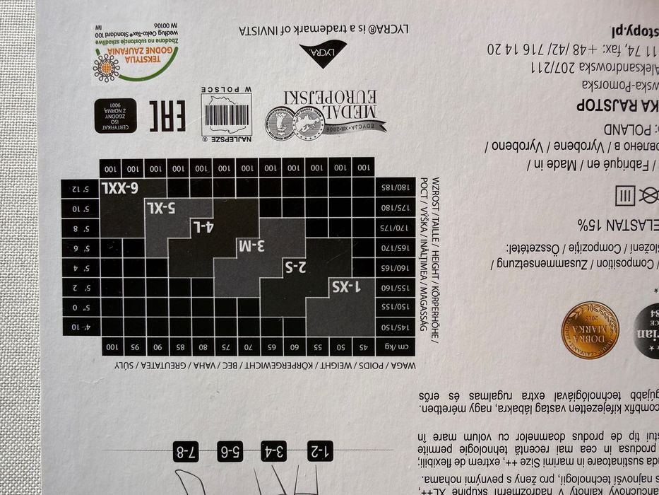 2 pary pończoch 7/8 plus size Adrian Bella 15 den