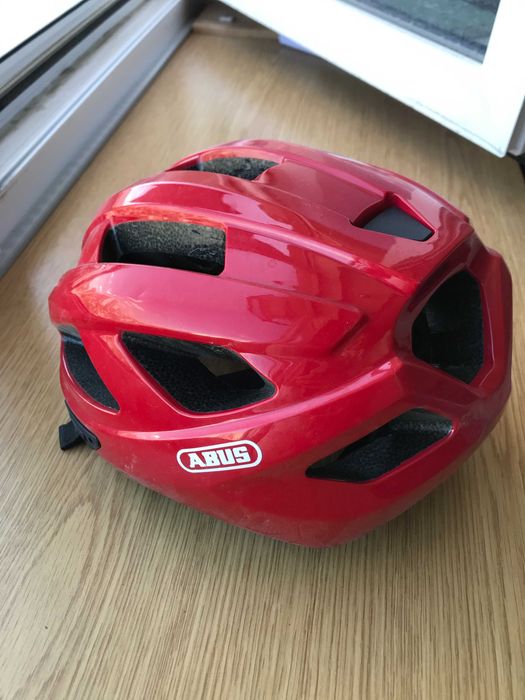 Шолом ABUS MACATOR Blaze Red (розмір 52-58 см)