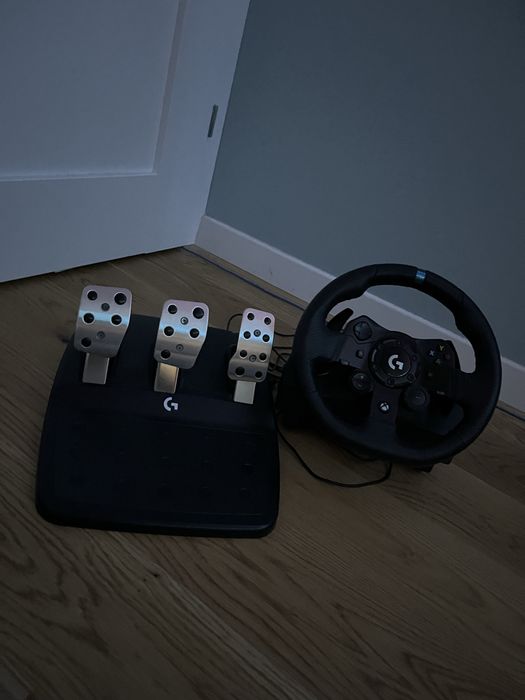 Logitech g923 z ulepszonym hamulcem