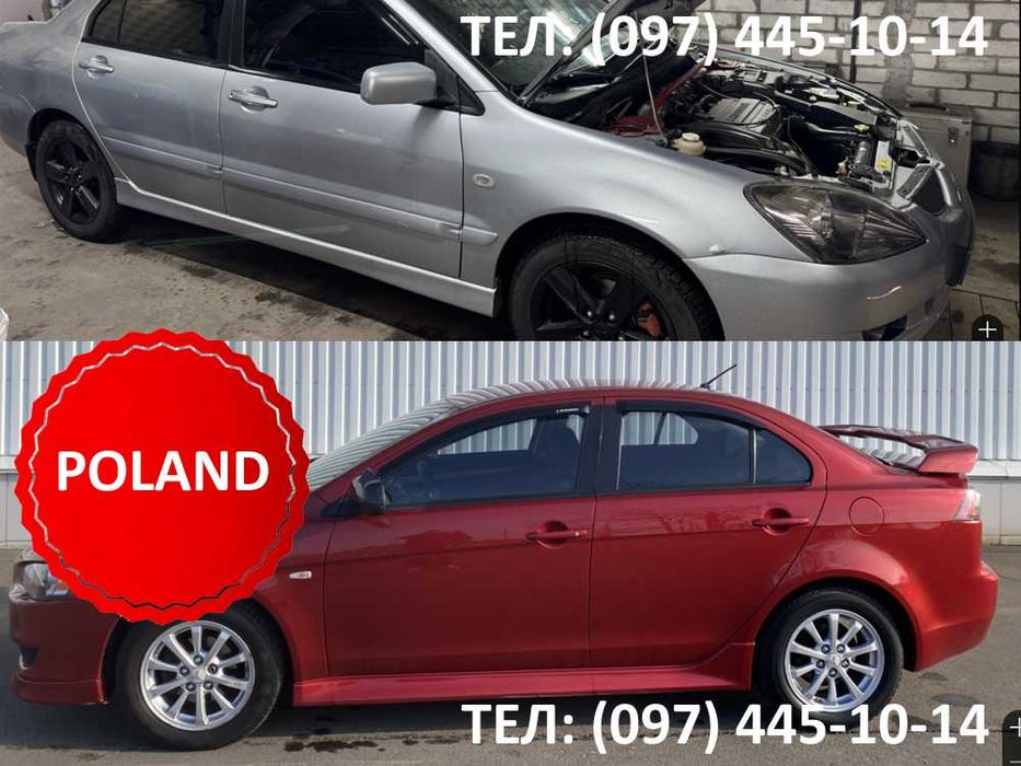 Юбки накладки на пороги Mitsubishi Lancer 9 X 10 / Лансер 9 Х 10