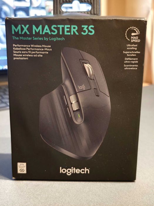 ГАРАНТІЯ - Logitech MX Master 3S Performance + LOGI BOLT USB RECEIVER