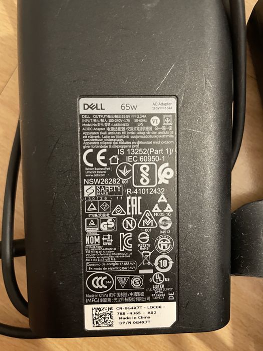 Dell zasilacze LA45NM131, DA130PE1-00, LA65NM130