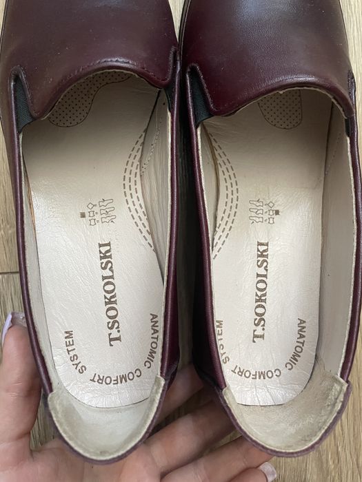 Skórzane buty damskie