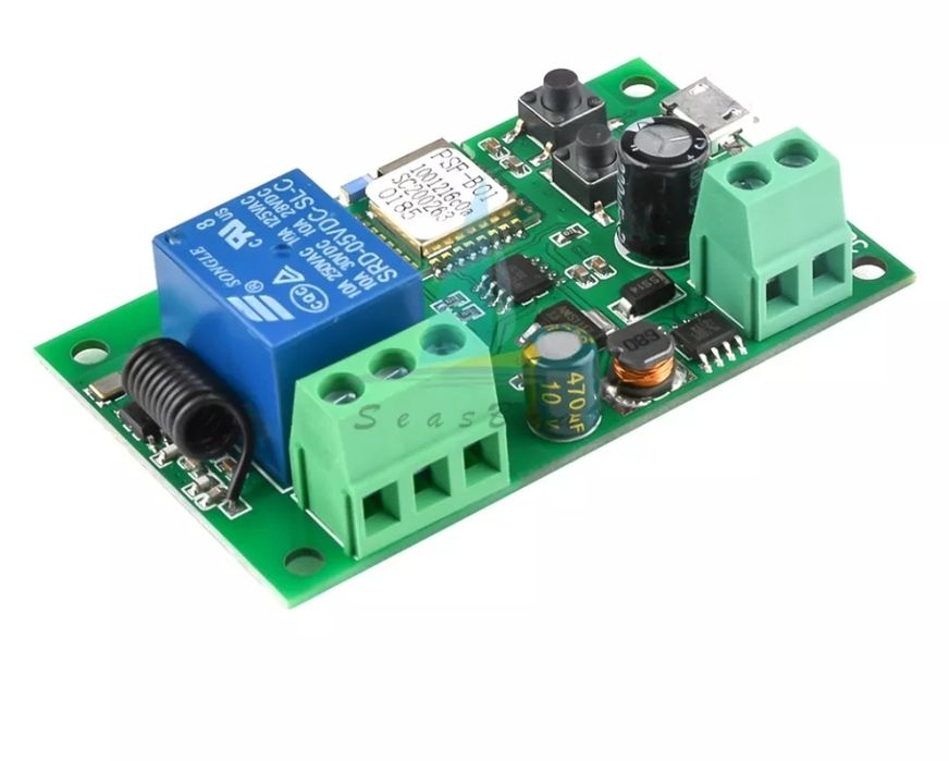 Módulo relé seco 5V a 32V wi-fi + RF eWelink