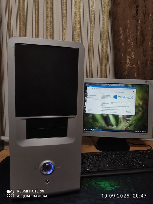 Персональний комп'ютер 4озу, 320hdd,RadeonR5 200 від,проц 2.5 2 ядра.