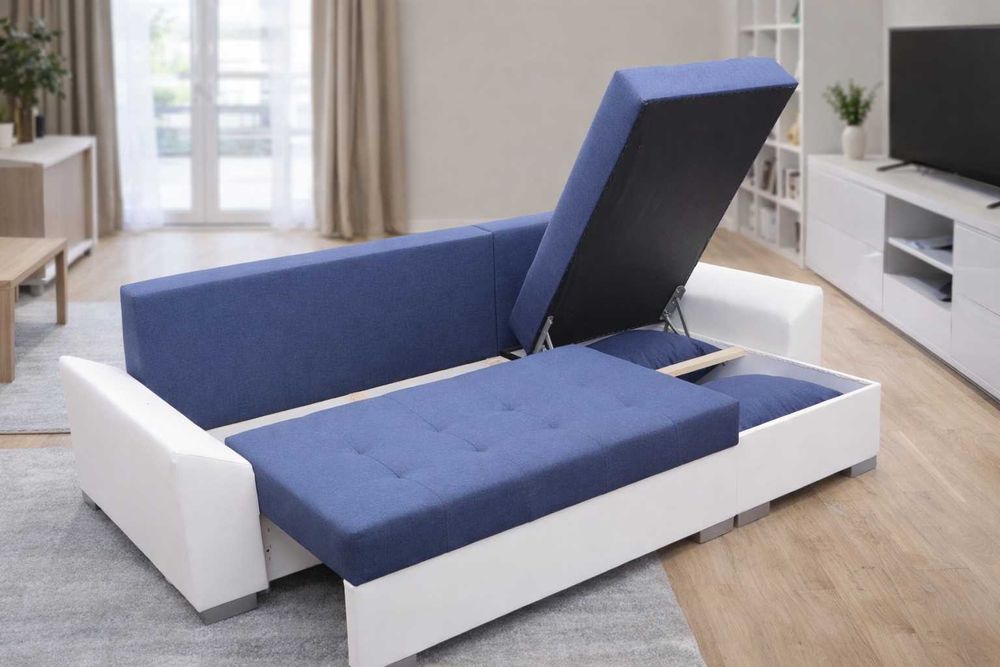 Narożnik Mateo | Nowoczesna kanapa | Rozkładana | Funkcja spania