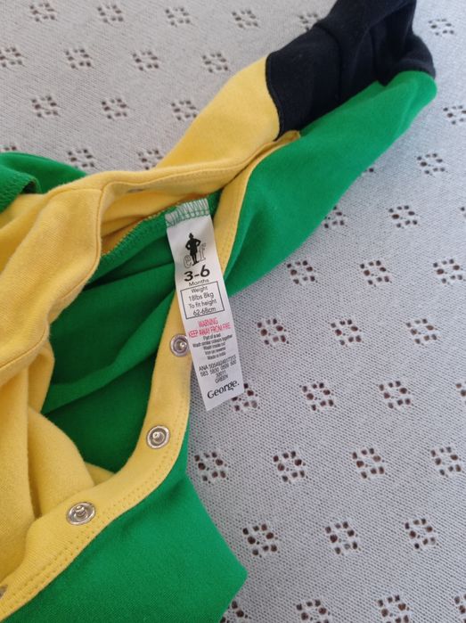 Костюм Эльф, слип, человечек на 3-6 месяцев, рост 62-68 см