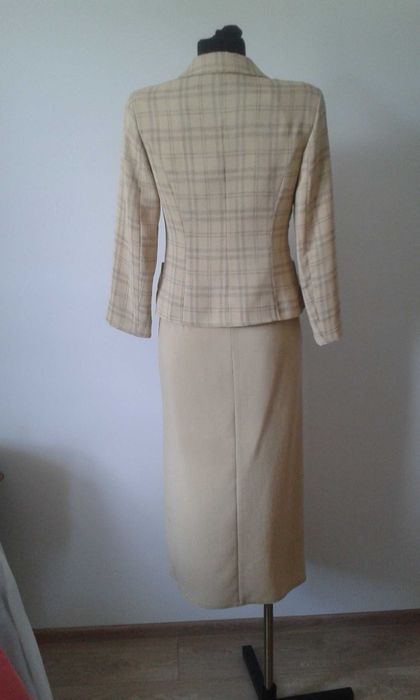 M/L 38/40 Marynarka spódnica komplet damski Żakiet Garnitur