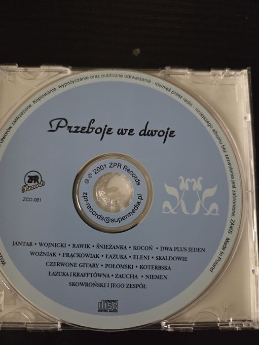 Przeboje we dwoje  18 hitów  Cd