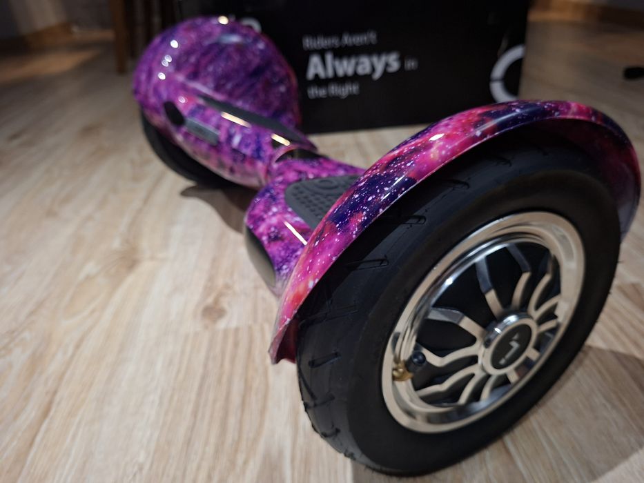 Deskorolka elektryczna OIO Allroad 10’ Cosmos Shine (LED; Bluetooth; Torba; ładowarka; Automatyczne balansowanie)