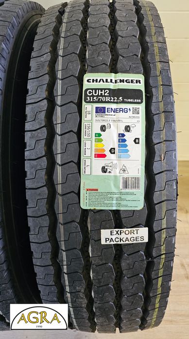 315/70R22.5 (890netto) CHALLENGER opona NOWA przód prowadząca