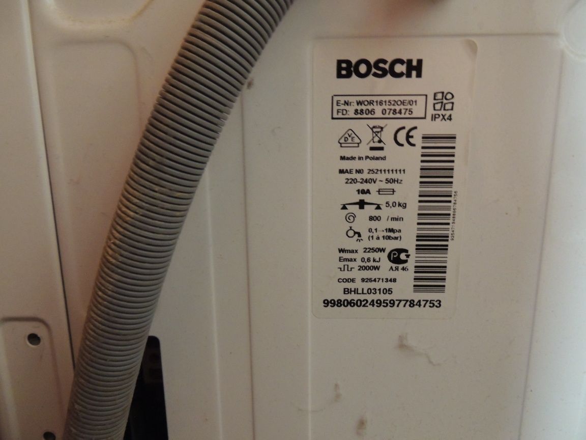 Стиральная машина Bosch Classixx 5 вертикальная загрузка Дефект вала: 1 ...