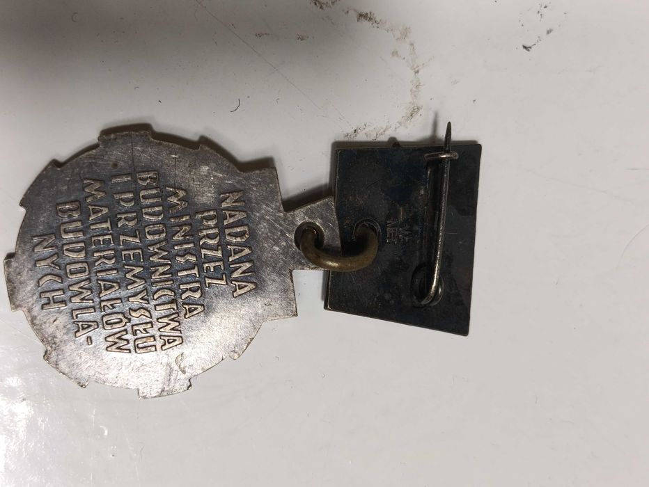 Odznaka budowniczy huty Katowice