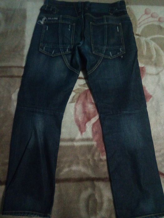 Мужские джинсы тёмно-синие