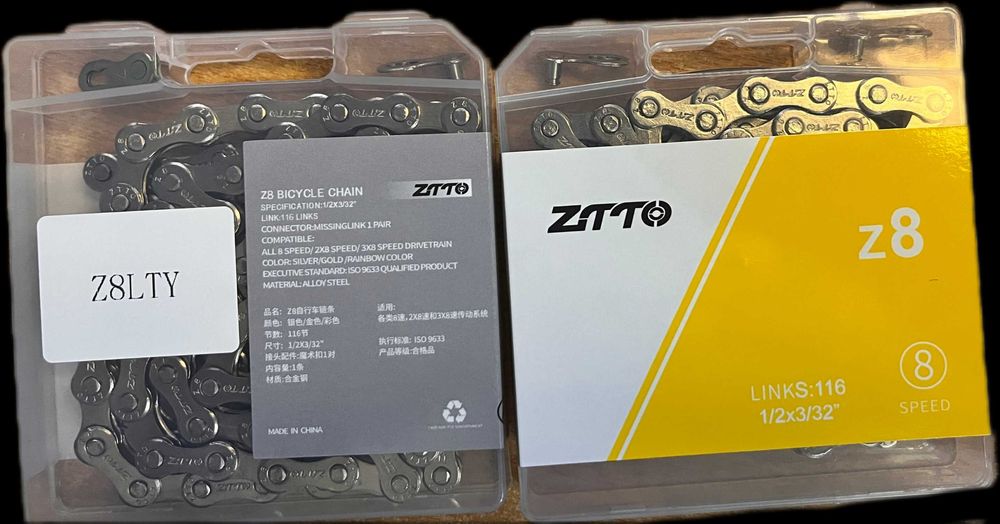 Цепь Кассета  ZTTO KMC X 8-9-12 + замок ОРИГИНАЛ   Тайвань