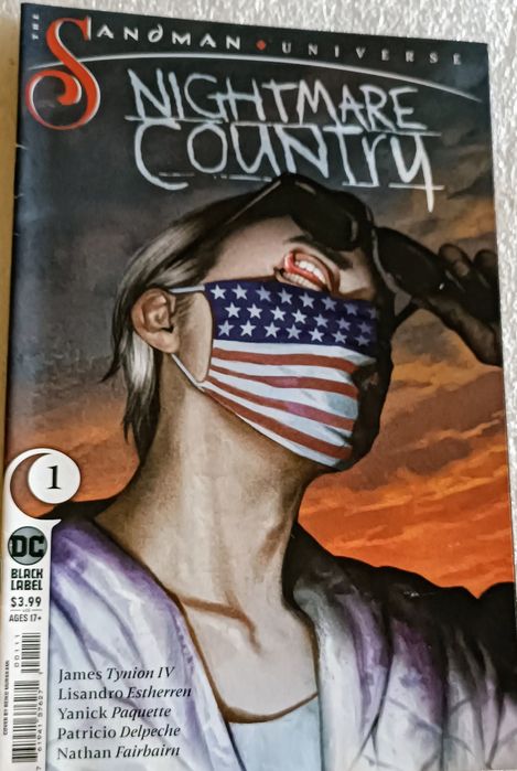 Revista antiga 2022 DC Black Label: Sandman Universe Nightmare Country