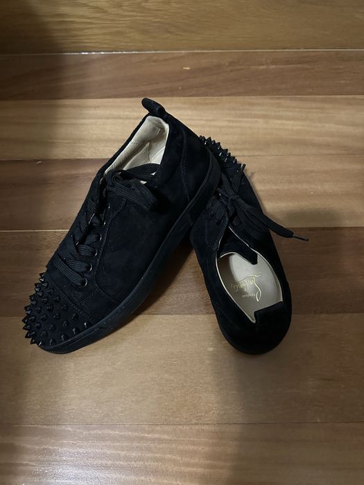 Tennis Louboutin Pretos com Picos