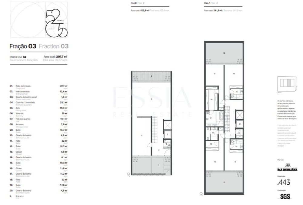 Apartamento T4 Duplex ao Parque da Cidade
