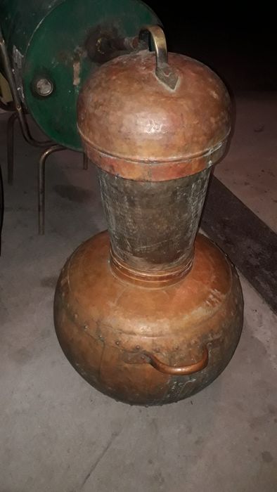 Alambique de 90 a 100 L em cobre