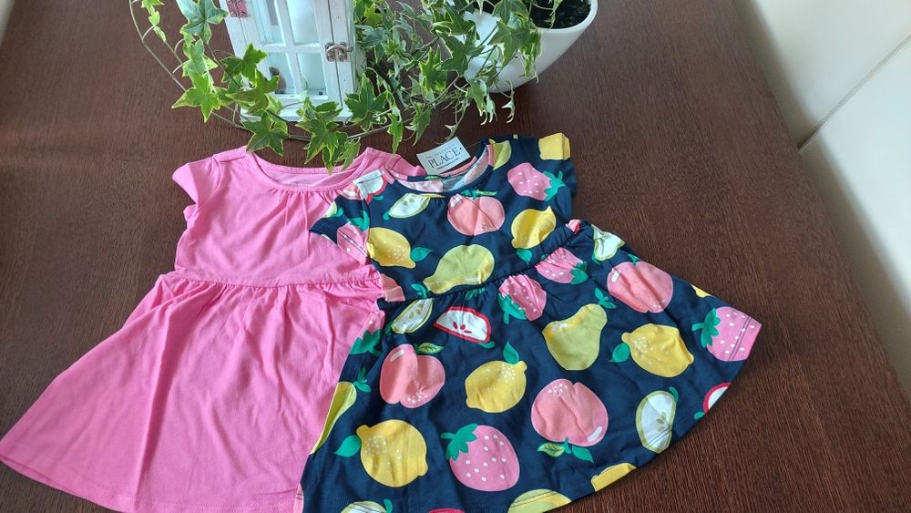 Sukienka 2 pak dla dziewczynki