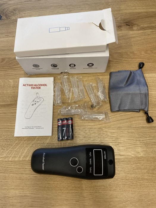 Alcohol tester ACT600 / alkomat / ustniki / nowy
