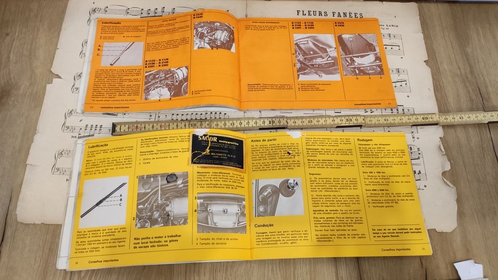 Manual de Instruções e manutenção Renault 4