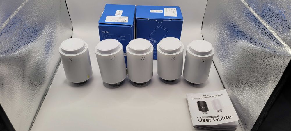 Zestaw 5x Inteligentna Głowica Termostatyczna Zigbee TRV | Nowe OUTLET