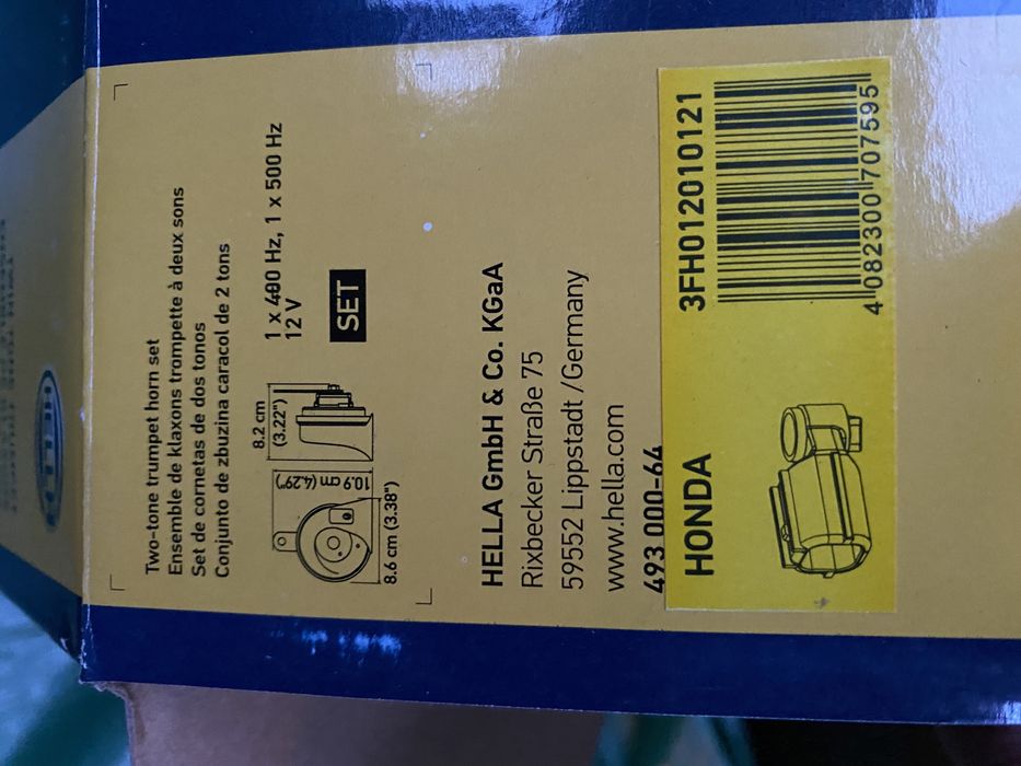Buzina HELLA - Honda JAZZ 2006 a 2008