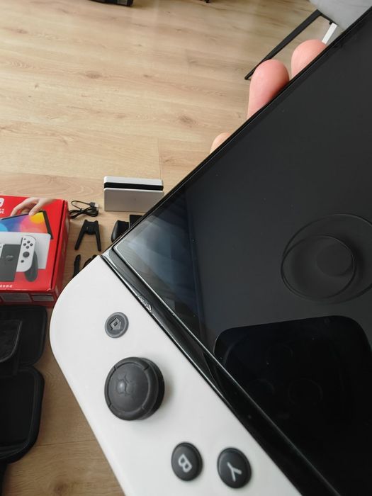 Nintendo switch oled duży zestaw
